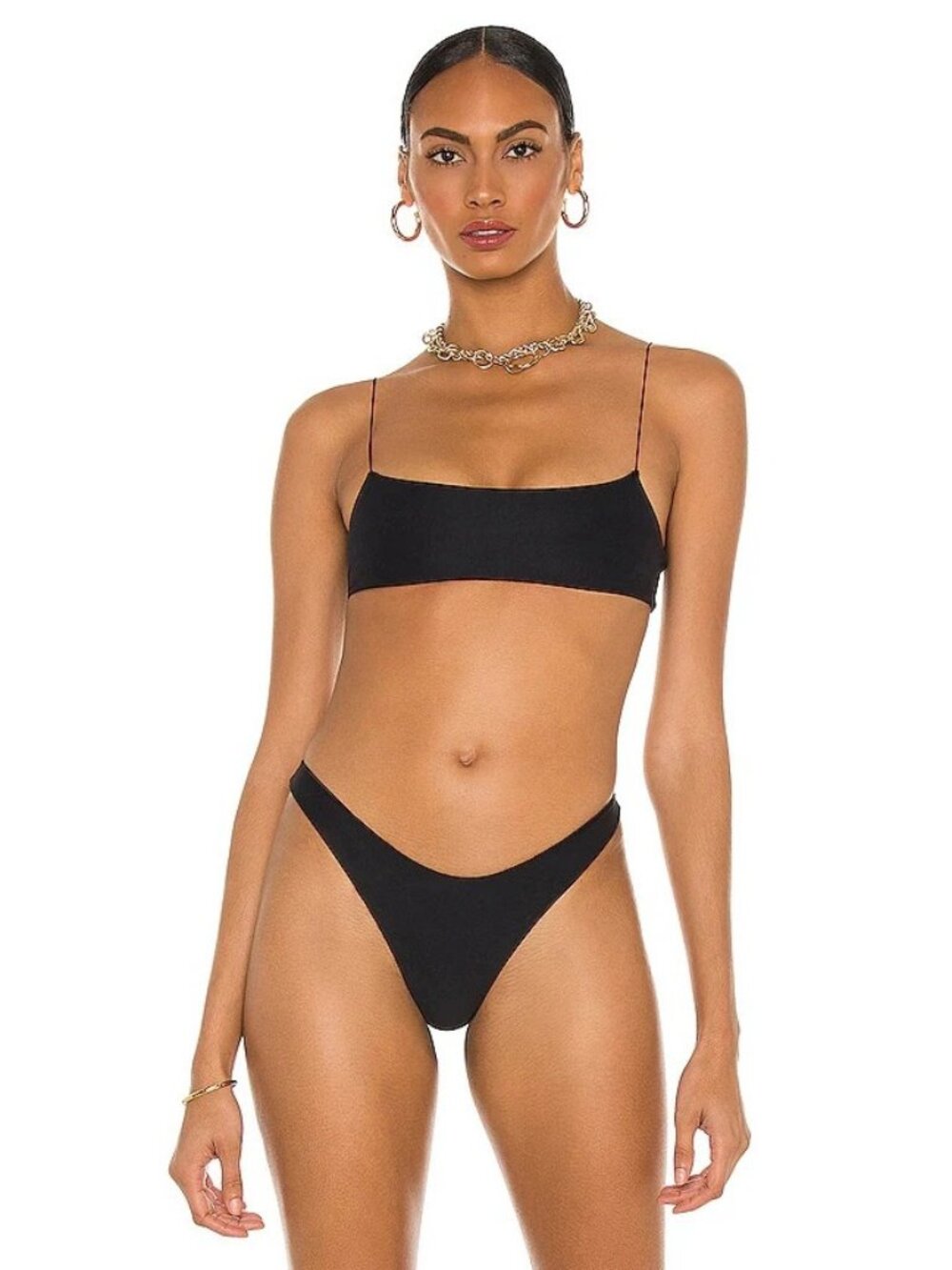 Tropic of C The C Bralette Bikini Top in Black